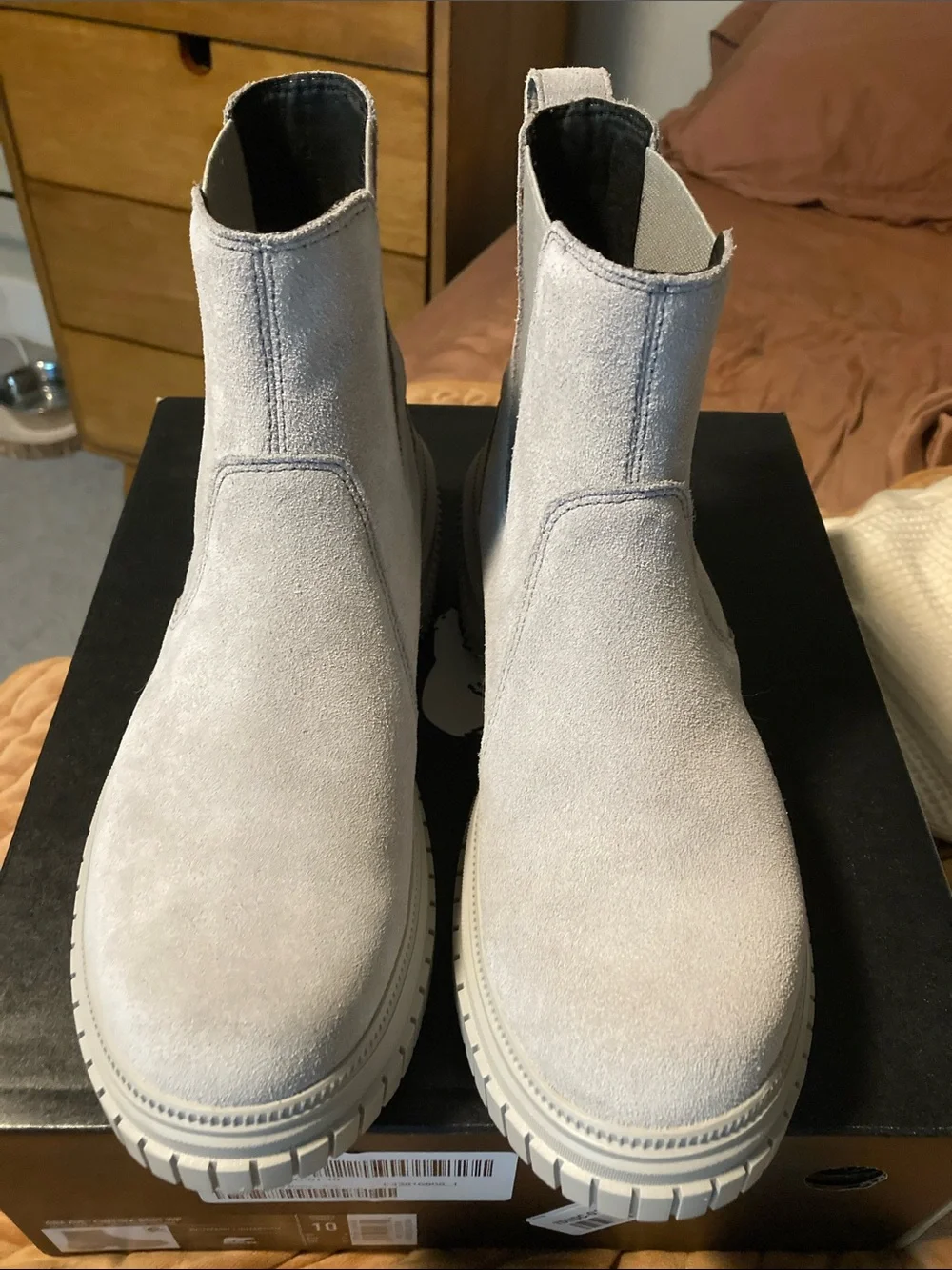 Sorel waterproof suede